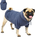 Tuff Pupper Dog Hoodie | Premium Quality 100% Organic Cotton | Ultra Soft Interior for Superior Comfort | Elastic Cuffs & Drawstring for Warmth | Stretch Fit Suitable for All Breeds (Blue, S)
