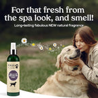 PAWFUME Skin & Coat Detangler Spray for Dogs, 4-Pack – Soothe Dry, Itchy Coats Quickly – Non-Toxic Chamomile & Oat Formula, Essential Fatty Acids & Vet-Certified – Dog Detangler Spray Dematting Care