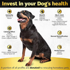 Soft Chews Hip and Joint Supplement for Dogs - Dog Joint Pain Relief Treats - Glucosamine, Chondroitin, Turmeric - Mobility Bites Supplement