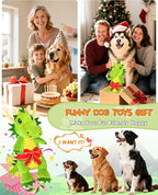 Interactive Squeaky Dog Chew Toy,Plush Dog Rope Toys for Small Medium and Large Dogs,Tug of War Dog Toys to Keep Them Busy,Training Reward Gift,Teeth Cleaning