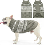 SCENEREAL Dog Sweaters for Medium Sized Dogs - Soft, Warm Turtleneck Pullover Fall Winter Dog Clothes, Knitted Argyle Dog Christmas Outfits, Ugly Pet Clothing for Boy Girl Puppy