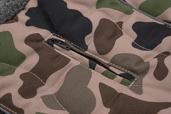 King Buck After-Hunt Quilted Sherpa Jacket, Camo, M/L