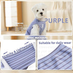 Koneseve Dog Shirt 2 Pack Breathable Sleeveless Vest, Stretchy & Soft, Purple & Vivid Green, Size XL