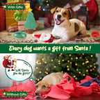 KIPRITII 9 Pack Xmas Puppy Dog Toys Set with Dog Squeaky Toys, Chew Toys & Puppy Teething Toys for Small Dogs and Puppies