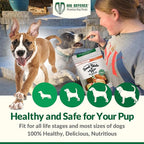 Dig Defence Premium Dog Treats - Pumpkin/Green Pea and Sweet Potato/Apples, Natural Ingredients, Baked Gourmet Snacks for Small & Big Dogs, Healthy Training Treat, 2 Pack