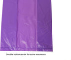 120 Easy Open & Strong Leak-Proof Poop Bags Dog Waste Bags 13.25 x 9" Made in USA .Bags are easier to tie than standard 12 inch bags (Purple)