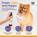 Dog Perfume Spray Long Lasting Chamomile & Lavender 8 Fl Oz, Dog Cologne Spray Long Lasting for Groomers, Calming Deodorizer Perfume for Dogs, Pet Puppy Deodorizing Fragrance by Gerrard Larriett