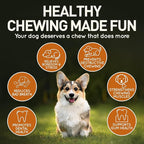 Wildfang® Olive Wood Chewing Sticks for Dogs, Small - Tough Chew Toys for Aggressive Chewers, Puppy Chew Toys for Teething, Training for Chewing Muscles, Olive Wood Stick for Dog (Under 33lbs), 3pack