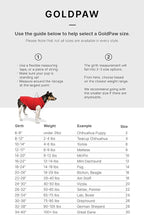 Goldpaw Stretchy Fleece Jacket for Small Dogs - Super Soft, Warm Dog Sweater - Pet Sweater Vest for Fall and Winter - Canine Clothes Made in The USA - Machine Washable - Red Classic Plaid - Size 26