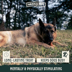 Hank & Roy Pig Ears for Dogs, All-Natural, Single-Ingredient, Long Lasting, Easily Digestible Whole Pig Ear Dog Treats, Antibiotic and Hormone Free, Individually Wrapped for Odor Control and Freshness