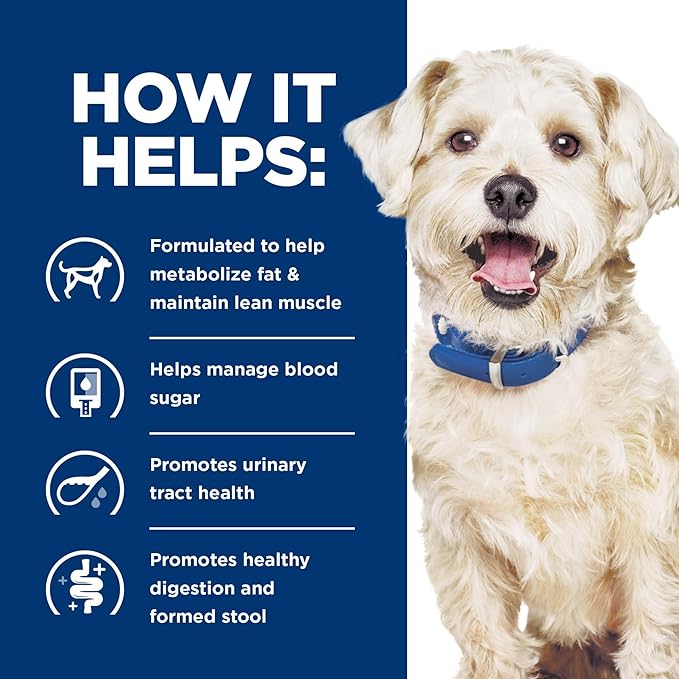 Hill's Prescription Diet w/d Multi-Benefit Digestive/Weight/Glucose/Urinary Management Vegetable & Chicken Stew Wet Dog Food, Veterinary Diet, 5.5 oz. Cans, 24-Pack
