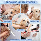 Pet Grooming Hammock for Small Dogs & Cats - Nail Trimming Sling with Clippers, Nail File, & Scissors - XXS Hanging Grooming Harness for Safe & Easy Nail Care