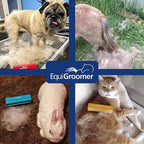 EasyGroomer Deshedding Brush for Dogs Cats | Turquoise | Undercoat Tool for Large and Small Pets | Comb Removes Loose Dirt, Hair and Fur | Perfect Clean for Short and Long Hair Grooming Shedding