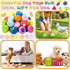 Hungdao 10 Pack Dog Squeaky Toys Soft Latex Squeaky Dog Toys Small Squeaky Balls Interactive Pet Chewing Toys for Puppy Training Interactive Fetch Play Supplies (Fruit)