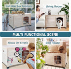 Petsfit Modern Pet Home Enclosure with Concealed Litter Area, Elegant Cat Furniture with Entryway, Indoor Pet Shelter & Side Table, Ideal for Cats and Small Pets Under 22lbs,31" L x 20.5" W x 20.5" H