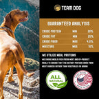 TEAM DOG Elite Blend High Protein Dog Food | Chicken Meal & Sweet Potato | For High Energy, High Performance Dogs | Easy to Digest | Gluten Free, GMO Free, No Corn, Wheat or Soy | (33 lb Dry Dog Food)