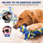 Giant Rope Toys for Large Dogs - 42In 6-Knots Indestructible Toy for Aggressive Chewers, Heavy Duty Chew Toys, Interactive Tug Toy, Durable for Medium Large Breeds