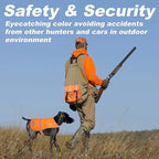 Reflective Safety Vest, High Visibility Keep Dogs Visible Outdoor Activity Day and Night, Hunting and Walking, Jacket for Small, Medium and Large Dogs (Blaze Orange, L)