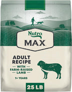 Nutro Max Adult Dry Dog Food with Lamb, 25 lb. Bag