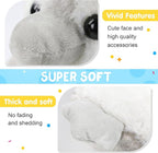 Houwsbaby 12'' LED Light Up Penguin Stuffed Animal Plush Toy for Kids Night Light Glowing and Huggable Soft Plush Toy Present for Kids Baby Boys Girls Birthday Festival Christmas