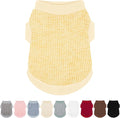 Cozy and Functional Dog Shirts for Small Puppies: Stretchable Ginger Attire with Easy-On Design, Ideal for Chihuahuas and Yorkies - Enhance Comfort and Playfulness on Chill Days Medium