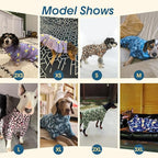 ROZKITCH Extra Large Dog Sweater, Pet Windproof Warm Cold Weather Jacket Vest with Luminous Zipper, Jumpsuit Apparel Outfit Clothes for Large Giant Dog Camo 4XL