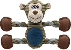 Dog Toys for Large Dog - Plush Squeaky Medium & Small Dog Toys - Stuffed Animals Puppy Toys - Funny Cute Dog Toys for Dog Birthday Presents (Monkey)