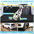 Loiion Dog Car Bed, Non-Slip Backseat Extender Pet Mat, Removable Washable Dog Bed for SUVs, Sedans & Trucks, Anti-Slip Travel Bed for Dogs, Easy Clean & Scratch-Proof & Comfort (50"x24.6")