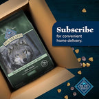 Blue Buffalo Wilderness Natural High-Protein Dry Food for Adult Dogs, WITH WHOLESOME GRAINS, Duck, 28-lb Bag.