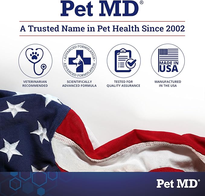 Pet MD Wrap-A-Pill with Dog Probiotics - Pill Wrap for Dogs Medicine - Easy-to-Use Paste to Hide Capsules, Create Pockets and Treats for Dogs - Peanut Butter (4.2oz)