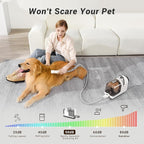 Bunfly Dog Grooming Kit,13000Pa Strong Grooming & Vacuum Suction 99.99% Pet Hair, 16 Pet Grooming Tools for Dogs Cats, 3L Large Capacity Dust Cup, Quiet Pet Vacuum Groomer (Silver & White)