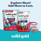 Solid Gold Wet Dog Food Topper & Meal Cups - for Adult & Senior Small Breed & Large Breed Dogs - W/Salmon, Chicken & Superfoods for Sensitive Stomachs, Gut Health & Skin & Coat Support - 3.5oz/6 Pack