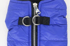 Blue Puppy Winter Jacket - Waterproof Dog Coat for Small Dogs, Cold Weather