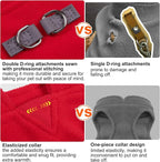 BEAUTYZOO Dog Fleece Vest Sweater Winter Jacket for Small and Medium Large Dogs with D-Ring Leash Cold Weather Coat Hoodie for XS S M Dogs Boy or Girls, Red XL