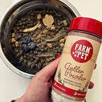 Farm To Pet - Dry Dog Food Toppers - 4.4 oz Elk Antler Meal Toppers for Dogs, Single Ingredient, All Natural, Healthy for Small, Medium, Large Breeds, and Puppies (Made in The USA)