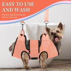 PatiencET Dog Grooming Hammock, Pet Grooming Hammock for Cats & Dogs with Security Strap, Dog Sling for Nail Trimming with Nail Clippers/Trimmer, Nail File, Pet Comb(S)