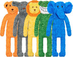 SHARLOVY No Stuffing Dog Toys 5 Pack, Crinkle Interactive Dogs Toy for Boredom, Puppy Toys for Teething to Keep Them Busy, Cute Squeaky Dogs Toy for Small, Medium, and Large Breed