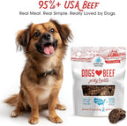Farmland Traditions Dogs Love Beef Jerky Dog Treats with Only 3 Ingredients and No Fillers, 2.5 Pound Bag