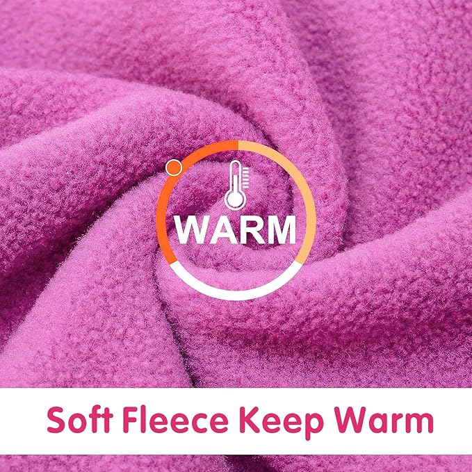 Idepet Dog Fleece Sweater Pet Dog Clothes Small Dogs Pullover Sweatshirt Soft Puppy Sweater Warm Winter Shirt Classic Cat Apparel for Small Dogs and Cats (Medium, Purple)