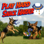 American Playtime Dog Chew Toy, Blue 6" in 2 Pack Interactive Outdoors Toys for Aggressive Chewers for Treat-Filling Capabilities and Tug of War Dog Toy, Tough Toys for Medium,Large Dogs