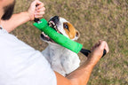 Bull Fit K9 Dog Bite Tug Toy with 2 Strong Handles - Made of Durable & Tear-Resistant French Linen - Perfect for Tug of War, Fetch & Puppy Training - Ideal for Medium to Large Breeds