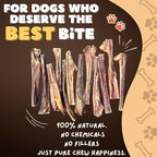 Woofley's - Esophagus Stick (1 Pound)- Gullet Sticks for Dogs - Safe Jerky Dog Chews -Easily Digestible Dog Jerky Bully Sticks