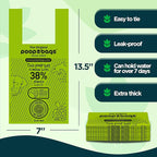 The Original Poop Bags® Dog Waste Bags with Handles - Heavy-Duty & Leak-Proof, USDA Certified 38% Plant-Based, Unscented, Easy Tie-Handle Poop Bags for All Size Dogs (360 Count)