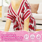 Pet Sweaters for Dogs Boys and Girls, Dynamic Letter Patterned Dog Sweater,Dog Cardigan,Pet Clothes,Pet Knitted Clothing,Fit for Different Seasons and Kinds of Dogs (Pink L)