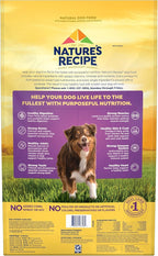 Nature’s Recipe Grain Free Lamb, Sweet Potato & Pumpkin Recipe Dry Dog Food, 24 lb. Bag