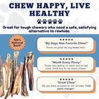 Amazing Dog Treats Gullet Sticks for Dogs- (6 Inch - 20 Count) - Jerky Chews for Dogs - Esophagus Beef Gullet