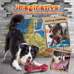 Heavy Duty Various Dog Chew Toys for Aggressive Chewers, 9 Pack Indestructible Large Dog Toys Include Tug Chew & Rope Toys, Squeaky Toys for Medium & Large Breed(For Powerful Chewers-Mad Bunny）