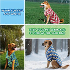 Pet Sweaters for Dogs Boys and Girls, Dynamic Letter Patterned Dog Sweater,Dog Cardigan,Pet Clothes,Pet Knitted Clothing,Fit for Different Seasons and Kinds of Dogs (Blue L)