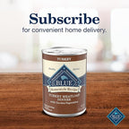 Blue Buffalo Homestyle Recipe Adult Wet Dog Food, Made with Natural Ingredients, Turkey Dinner With Garden Vegetables, 12.5-oz Can (Pack of 12)