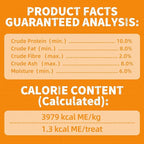 Just Try 13.4 OZ Pumpkin Cat Treats Cat Constipation Relief Hairball Control Healthy Salmon Snacks Training Biscuits Treats for Digestive Support Low Calorie Kitten Snacks